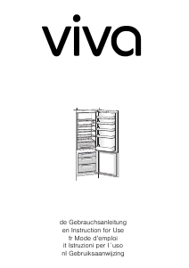 Handleiding Viva VVIV3820 Koel-vries combinatie