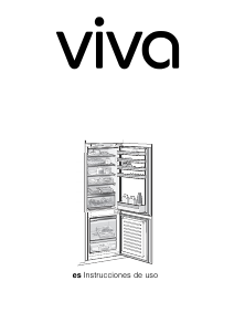 Manual de uso Viva VVIV7730 Frigorífico combinado