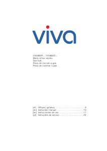 Manual Viva VVG6B2P50 Hob