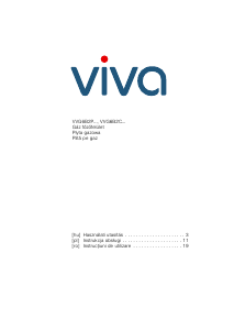 Manual Viva VVG6B2P50 Plită