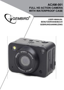 Bedienungsanleitung Gembird ACAM-001 Action-cam