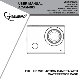 Manual Gembird ACAM-003 Action Camera