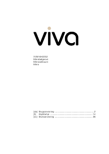 Bruksanvisning Viva VVM16H2252 Mikrovågsugn