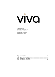 Priročnik Viva VVM16H2252 Mikrovalovna pečica
