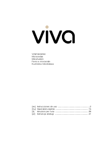 Manual de uso Viva VVM16H3250 Microondas