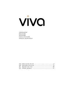 Manual de uso Viva VVM16H3252 Microondas