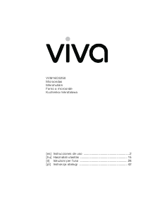 Manual de uso Viva VVM16O3250 Microondas