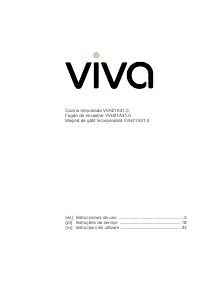 Manual Viva VVH21A3150 Cuptor