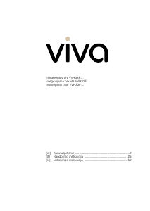 Rokasgrāmata Viva VVH33F3151 Cepeškrāsns