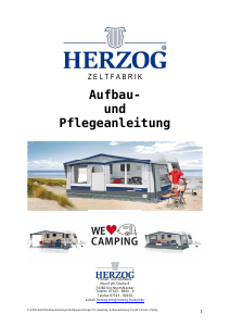 Bedienungsanleitung Herzog Zurich DC 150 Vorzelt
