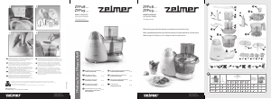 Manuál Zelmer ZFP0800S Kuchyňský robot