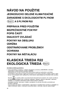 Návod Whirlpool AMB 857/G Klimatizácia