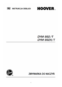 Instrukcja Hoover DYM 862X/T Zmywarka