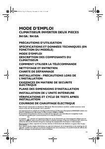 Mode d’emploi Whirlpool AMC 990 Climatiseur