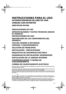Manual de uso Whirlpool AMC 996 Aire acondicionado