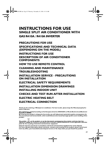 Manual Whirlpool AMC 998 Air Conditioner