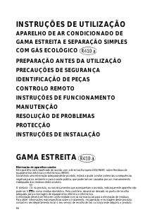 Manual Whirlpool AMD 002 Ar condicionado