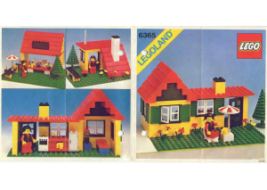 Bruksanvisning Lego set 6365 Town Sommarstuga