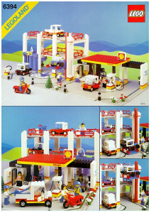 Manual de uso Lego set 6394 Town Garaje de estacionamiento