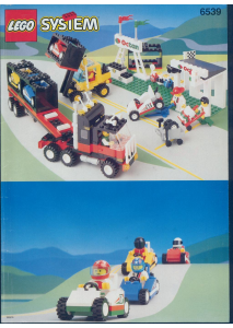 Manual de uso Lego set 6539 Town Pista de carreras