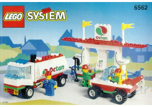 Manuale Lego set 6562 Town Stazione di servizio