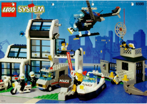 Handleiding Lego set 6598 Town Politiebureau