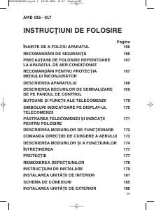 Manual Whirlpool AMD 017 Aer condiționat