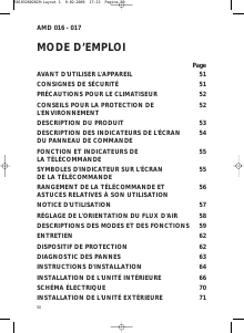 Mode d’emploi Whirlpool AMD 017 Climatiseur