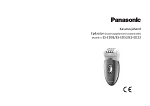Kasutusjuhend Panasonic ES-ED23 Epilaator
