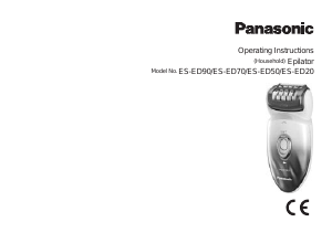 Návod Panasonic ES-ED50 Epilátor