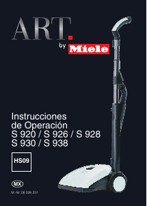 Manual de uso Miele S 930 Aspirador