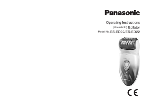 Manual de uso Panasonic ES-ED92 Depiladora