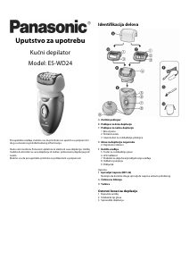 Priručnik Panasonic ES-WD24 Epilator