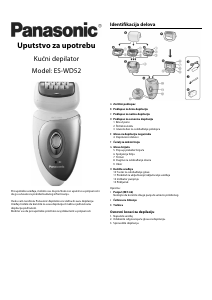 Priručnik Panasonic ES-WD52 Epilator