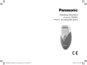 Manual Panasonic ES-WS14 Epilator