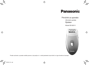 Priročnik Panasonic ES-WU11 Depilator