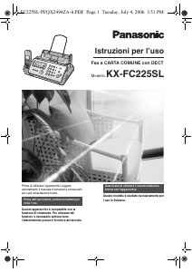 Manuale Panasonic KX-FC225SL Fax