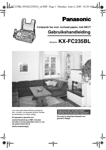 Handleiding Panasonic KX-FC235BL Faxapparaat
