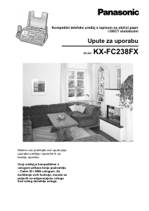Priručnik Panasonic KX-FC238FX Faks uređaj