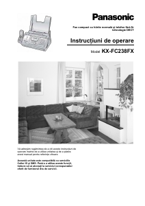 Manual Panasonic KX-FC238FX Aparat de fax