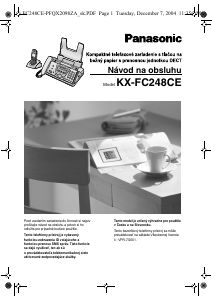 Návod Panasonic KX-FC248CE Fax