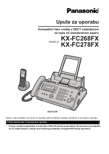 Priručnik Panasonic KX-FC268FX Faks uređaj