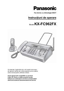 Manual Panasonic KX-FC962FX Aparat de fax