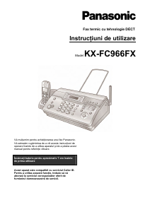 Manual Panasonic KX-FC966FX Aparat de fax