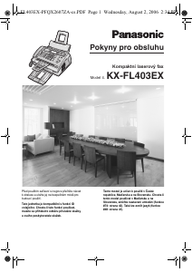 Manuál Panasonic KX-FL403EX Fax