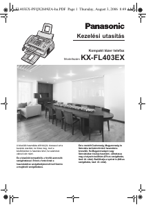 Használati útmutató Panasonic KX-FL403EX Faxgép
