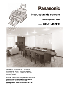 Manual Panasonic KX-FL403EX Aparat de fax