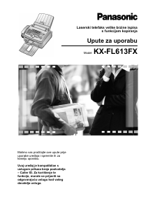 Priručnik Panasonic KX-FL613FX Faks uređaj