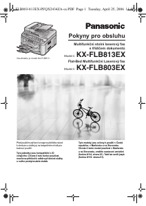 Manuál Panasonic KX-FLB813EX Fax