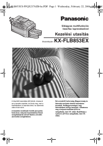 Használati útmutató Panasonic KX-FLB853EX Faxgép